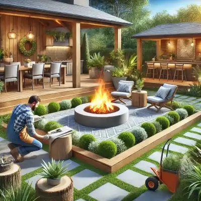 Outdoor Living Spaces (fire pits, kitchens)